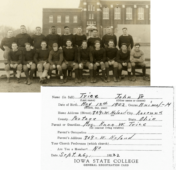 Class photo and registration card