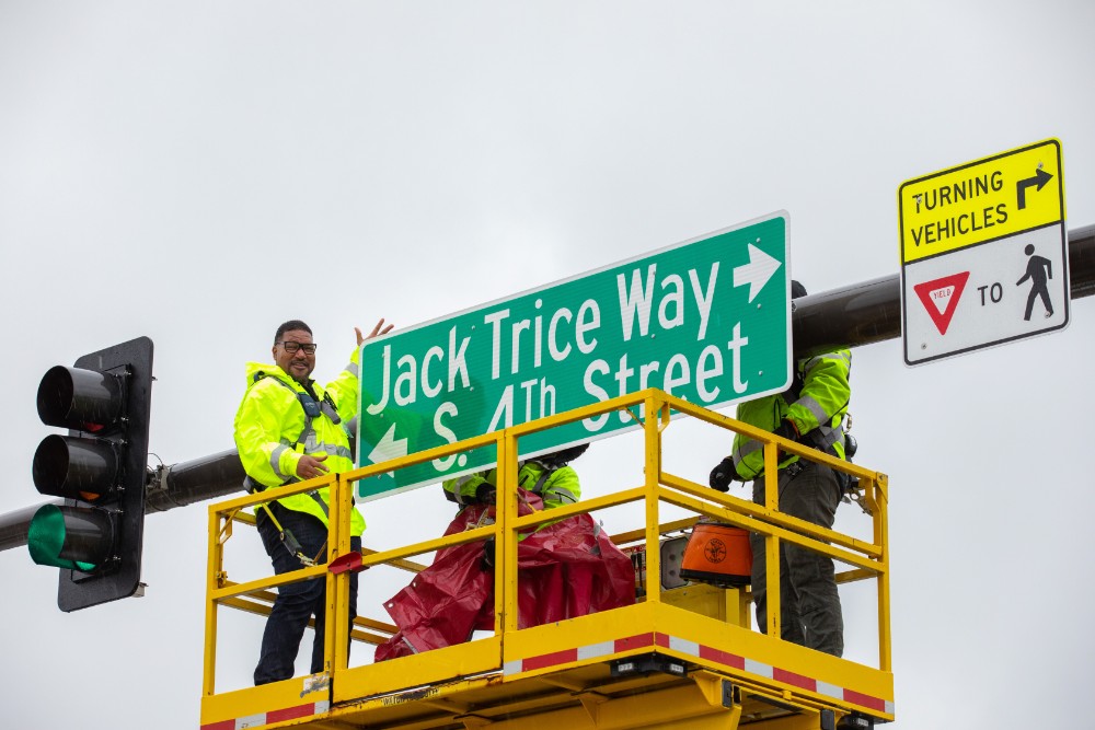 Jack Trice Way Streetsign